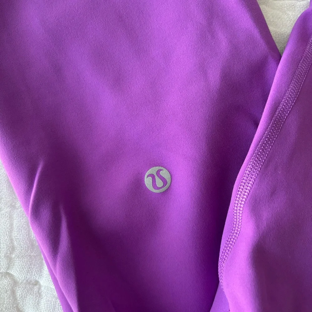 Lululemon Wunder Train High Rise Crop with Pockets - 23” - moonlit magenta - Picture 3 of 7